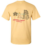 Devereux Beach, Marblehead v2 - T-Shirt (FRONT LEFT & BACK PRINT) - Gildan