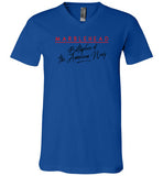 Birthplace of the American Navy - Marblehead T-Shirt - Unisex V-Neck - By Canvas