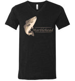 Marblehead Codfish Unisex V-Neck T-Shirt - by Canvas