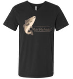 Marblehead Codfish Unisex V-Neck T-Shirt - by Canvas