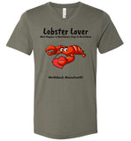 Lobster Lover - What Happens in Marblehead, Stays in Marblehead - T-Shirt - Unisex V-Neck - by Canvas