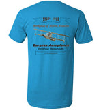 Birthplace of Marine Aviation - Marblehead T-Shirt (FRONT LEFT & BACK PRINT) Unisex V-Neck - by Canvas