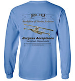 Birthplace of Marine Aviation - Marblehead - Long Sleeve T-Shirt (FRONT & BACK PRINT) - by Gildan