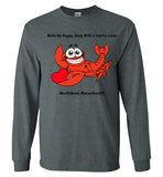 Wake Up Happy, Sleep With a Lobster Lover - Long Sleeve T-Shirt - by Gildan