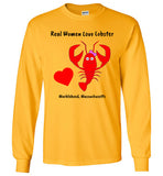 Real Women Love Lobster - Long Sleeve T-Shirt - by Gildan