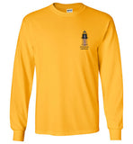 Marblehead Lighthouse - Long Sleeve T-Shirt (LEFT CHEST - FRONT ONLY PRINT) - by Gildan
