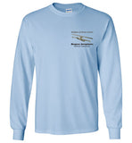 Birthplace of Marine Aviation - Marblehead - Long Sleeve T-Shirt (LEFT CHEST - FRONT ONLY PRINT) - by Gildan