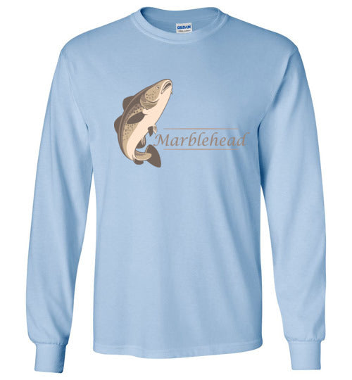 Marblehead Codfish Long Sleeve T-Shirt - by Gildan