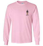 Marblehead Lighthouse Plan - Long Sleeve T-Shirt (FRONT & BACK PRINT) - by Gildan