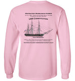 Constitution - Marblehead - Long Sleeve T-Shirt (PRINTED ON FRONT & BACK) - by Gildan