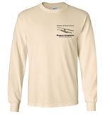 Birthplace of Marine Aviation - Marblehead - Long Sleeve T-Shirt (LEFT CHEST - FRONT ONLY PRINT) - by Gildan