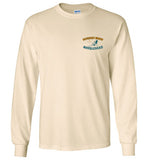 Devereux Beach, Marblehead v1 - Long Sleeve T-Shirt (FRONT LEFT & BACK PRINT) - Gildan