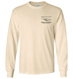 Birthplace of Marine Aviation - Marblehead - Long Sleeve T-Shirt (FRONT & BACK PRINT) - by Gildan