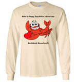 Wake Up Happy, Sleep With a Lobster Lover - Long Sleeve T-Shirt - by Gildan