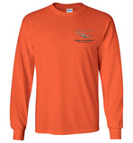 Birthplace of Marine Aviation - Marblehead - Long Sleeve T-Shirt (FRONT & BACK PRINT) - by Gildan