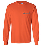 Devereux Beach, Marblehead v3  - Long Sleeve T-Shirt (FRONT LEFT & BACK PRINT) Gildan