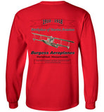 Birthplace of Marine Aviation - Marblehead - Long Sleeve T-Shirt (FRONT & BACK PRINT) - by Gildan