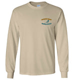 Devereux Beach, Marblehead v1 - Long Sleeve T-Shirt (FRONT LEFT & BACK PRINT) - Gildan