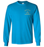 Marblehead, Est. 1629 with Oars - Long Sleeve T-Shirt (FRONT LEFT & BACK PRINT) - Gildan