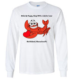 Wake Up Happy, Sleep With a Lobster Lover - Long Sleeve T-Shirt - by Gildan