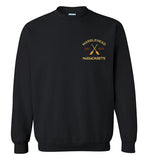 Marblehead, Est. 1629 with Oars - Sweatshirt (FRONT LEFT & BACK PRINT)