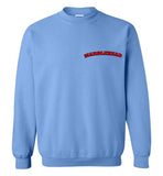 Marblehead - Red/Blk Curve - Sweatshirt (LEFT CHEST - FRONT ONLY PRINT)