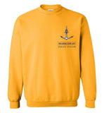 Marblehead Anchor Latitude-Longitude - Sweatshirt (FRONT LEFT & BACK PRINT)