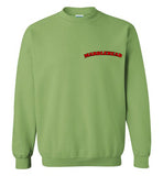 Marblehead - Red/Blk Curve - Sweatshirt (LEFT CHEST - FRONT ONLY PRINT)