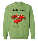 Lobster Lover- What Happens in Marblehead, Stays in Marblehead - Swearshirt