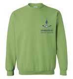 Marblehead Anchor Latitude-Longitude - Sweatshirt (FRONT LEFT & BACK PRINT)