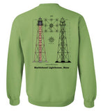 Marblehead Lighthouse Plan - Sweatshirt (FRONT LEFT & BACK PRINT)