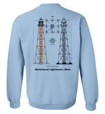 Marblehead Lighthouse Plan - Sweatshirt (FRONT LEFT & BACK PRINT)