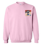 Down Bucket Cartoon - Sweatshirt (FRONT LEFT & BACK PRINT)