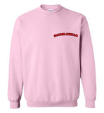 Marblehead - Red/Blk Curve - Sweatshirt (LEFT CHEST - FRONT ONLY PRINT)