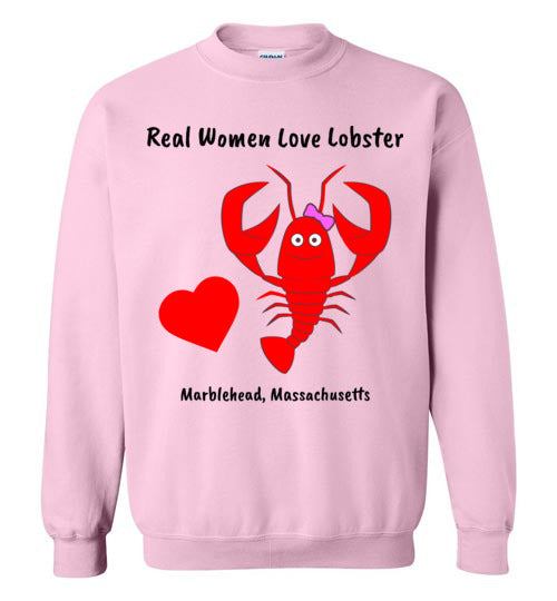 Real Women Love Lobster, Marblehead - Sweatshirt