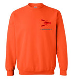 Lobster Marblehead Sweatshirt (FRONT LEFT & BACK PRINT)