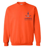 Marblehead Anchor Latitude-Longitude - Sweatshirt (FRONT LEFT & BACK PRINT)