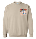 Down Bucket Cartoon - Sweatshirt (LEFT CHEST PRINT)