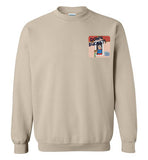 Down Bucket Cartoon - Sweatshirt (FRONT LEFT & BACK PRINT)