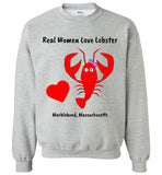 Real Women Love Lobster, Marblehead - Sweatshirt
