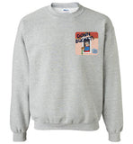 Down Bucket Cartoon - Sweatshirt (LEFT CHEST PRINT)