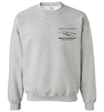 Birthplace of Marine Aviation, Marblehead - Sweatshirt (FRONT LEFT & BACK PRINT)