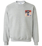 Down Bucket Cartoon - Sweatshirt (FRONT LEFT & BACK PRINT)