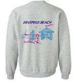 Devereux Beach, Marblehead v4 - Sweatshirt (FRONT LEFT & BACK PRINT)