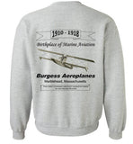 Birthplace of Marine Aviation, Marblehead - Sweatshirt (FRONT LEFT & BACK PRINT)