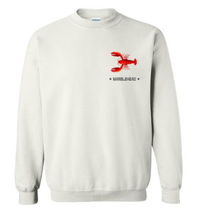 Lobster Marblehead Sweatshirt (FRONT LEFT & BACK PRINT)