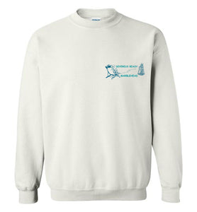 Devereux Beach, Marblehead v3 - Sweatshirt (FRONT LEFT & BACK PRINT)