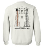 Marblehead Lighthouse Plan - Sweatshirt (FRONT LEFT & BACK PRINT)