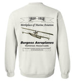 Birthplace of Marine Aviation, Marblehead - Sweatshirt (FRONT LEFT & BACK PRINT)