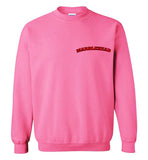 Marblehead - Red/Blk Curve - Sweatshirt (LEFT CHEST - FRONT ONLY PRINT)